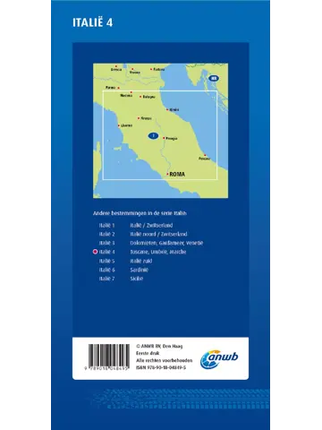 ANWB Wegenkaart Toscane, Umbrie