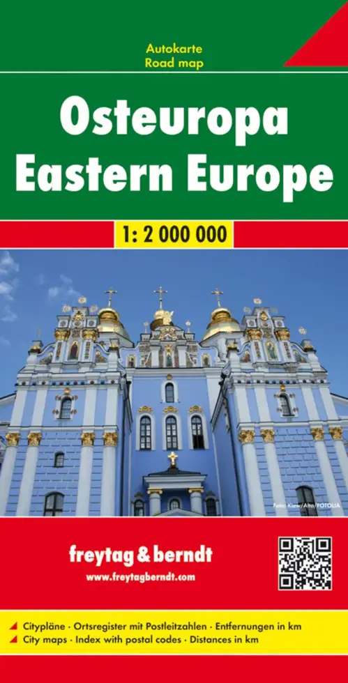 Wegenkaart Oost-Europa