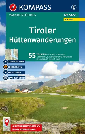Wandelgids WF 5651 Tiroler Hütten