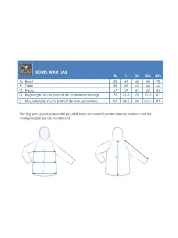 Boris - Heren waxjas - MGO