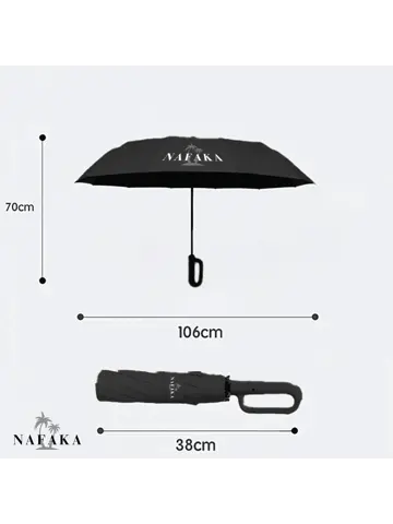 Nafaka Automatische storm paraplu met opberghoes