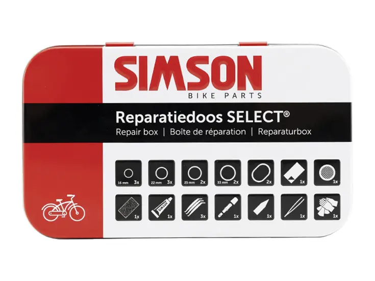 Simson reparatiedoos Select 23-delig