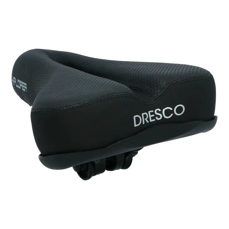 Zwart unisex ATB/MTB zadel met drukvermindering