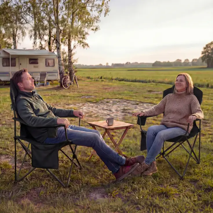 Campingstoelen - Opvouwbaar - 2-Pack - 160KG