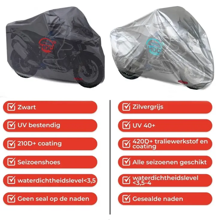 Motorhoes geschikt voor BMW R 1200 GS Adv