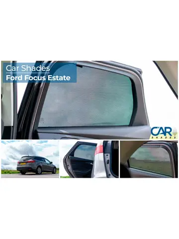 Ford Focus Wagon 2011-2018 - Zonneschermen achterportieren - Car Shades