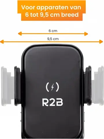 Telefoonhouder Auto met Draadloze Oplader