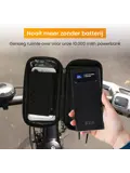 Telefoonhouder Fiets +Powerbank 10000 mAh