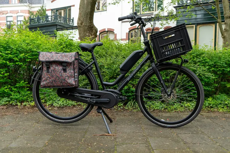 Voltano Dubbele Fietstas Floral Elegance