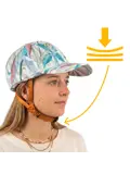 Vizorz SwitchCap fietshelm - Green Flower Cap