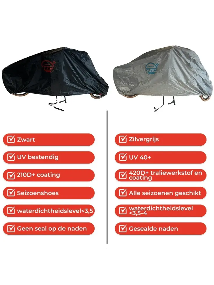 Bakfietshoes XXL - 295x110x140 cm