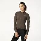 Solid Fietsshirt Lange Mouwen Performance  Dames