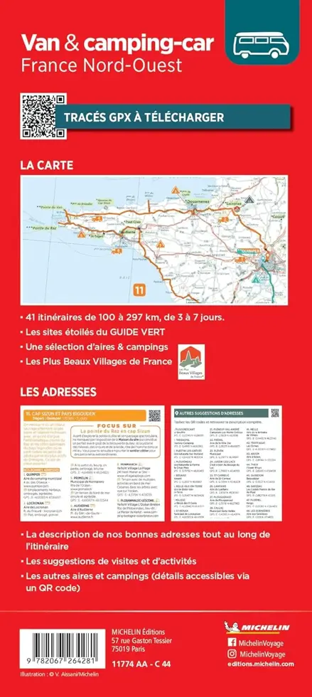 Kaart 774 Frankrijk Noordwest Van & Camping
