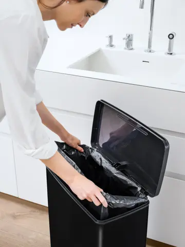 Curver Decobin Prullenbak - 65L - Zwart