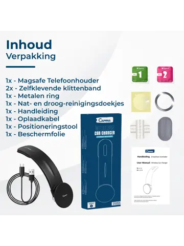 MagSafe Telefoonhouder Auto - Draadloos Opladen