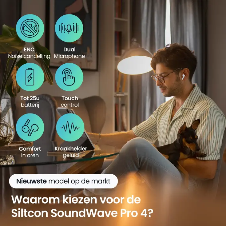 SoundWave Pro 4 - Oordopjes - ENC & BT 5.4