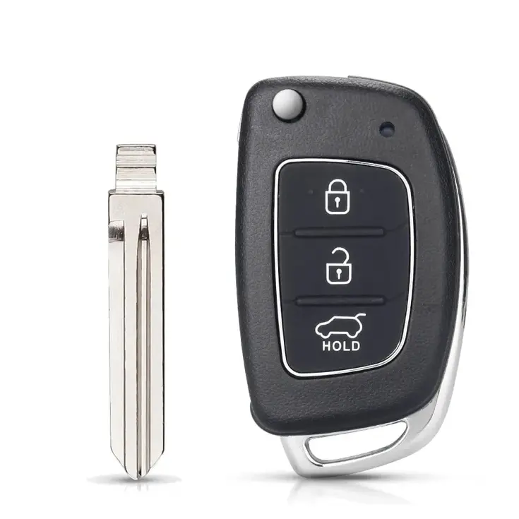 Klapsleutelbehuizing 3 knops geschikt voor Hyundai