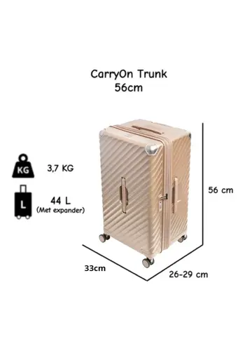 Trunk Harde handbagage koffer 41 liter