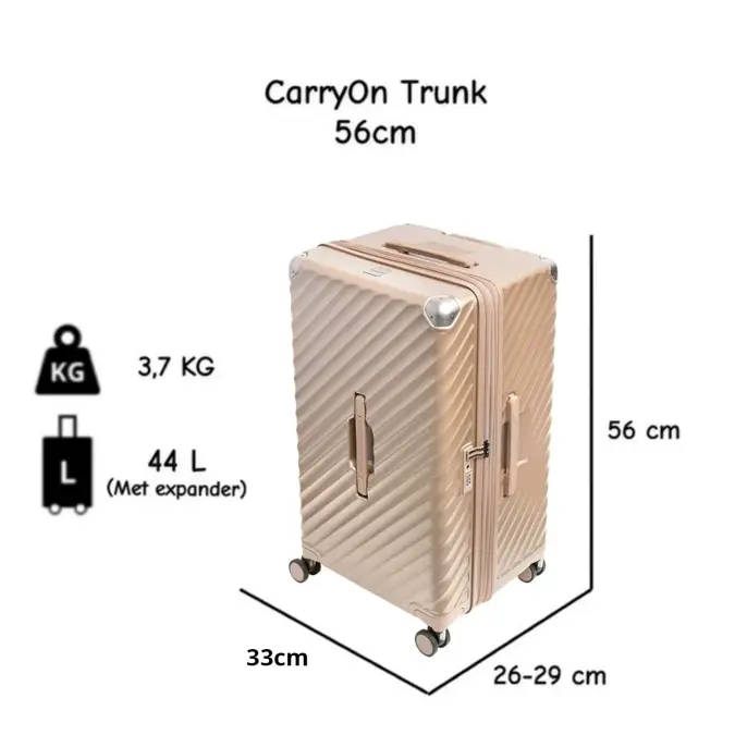 CarryOn Trunk Handbagage Koffer 41 liter