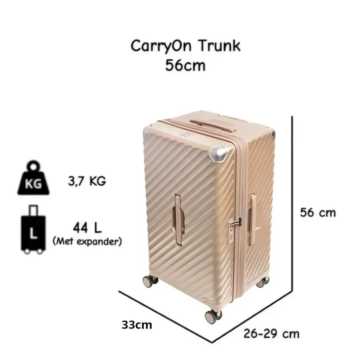 Trunk Harde handbagage koffer 41 liter
