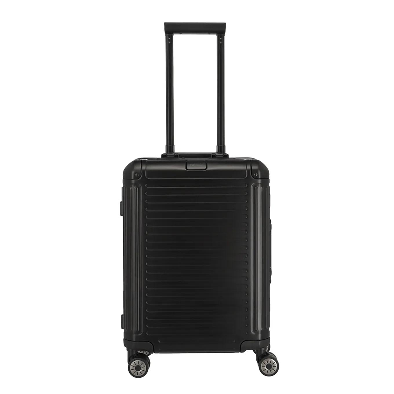 Travelite  aluminium 4w trolley s Zwart  Zwart main product image