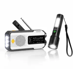Noodradio 2.000mAh Wit + Zaklamp