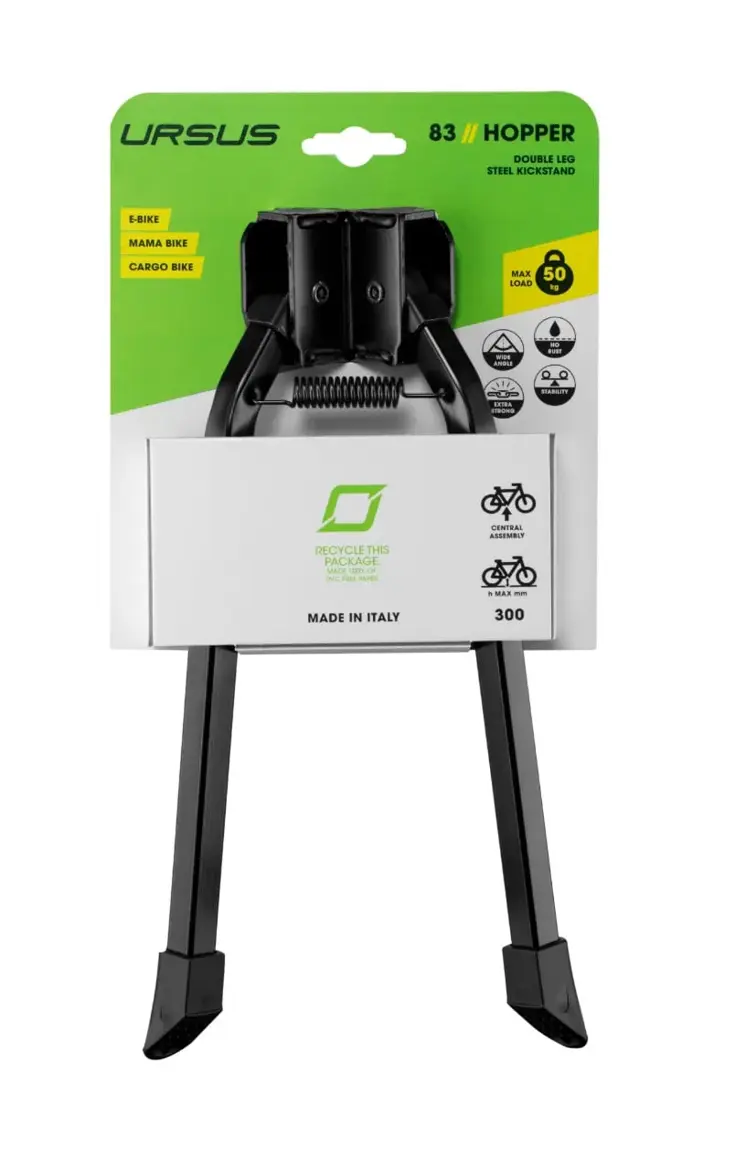 Standaard dubbel Hopper - zwart - 300mm