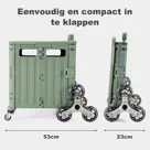 Packaway Boodschappenkrat - Trapwielen