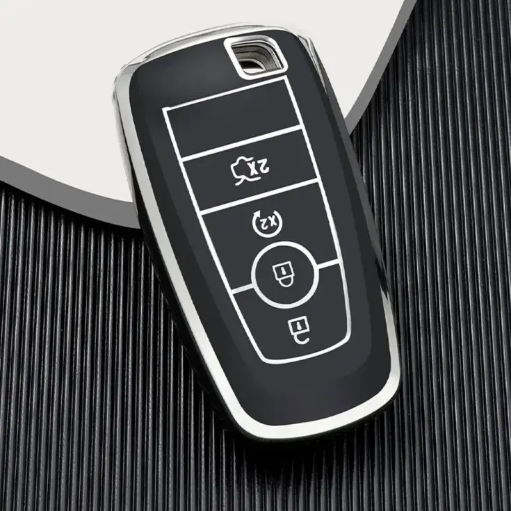 TPU Sleutelhoesje voor Ford zwart B4