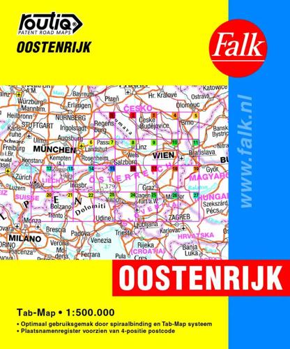 Routiq Atlas Oostenrijk Tab-Map