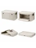 Opbergbox Opvouwbaar 55 Liter Beige
