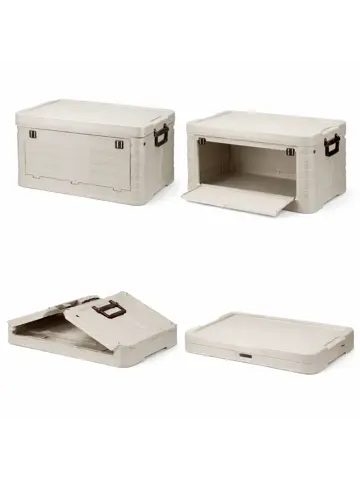 Opbergbox Opvouwbaar 55 Liter Beige