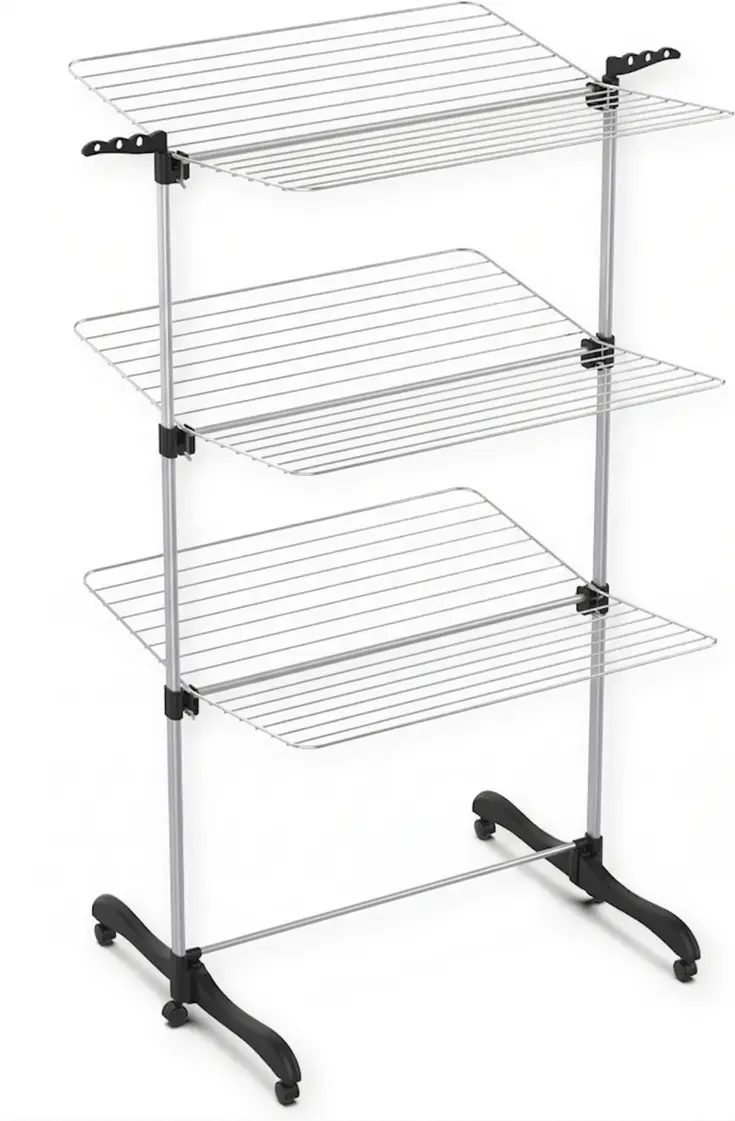 Droogtoren Inklapbaar – 36m – met wieltjes