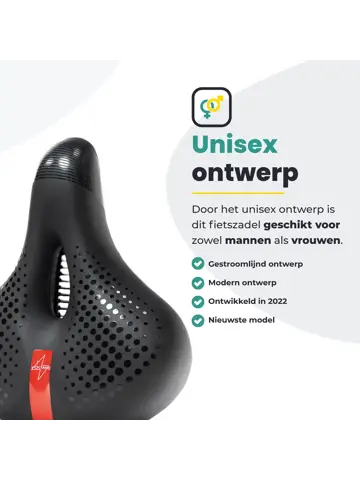 Voltano Gel Flow Fietszadel Met Uitsparing