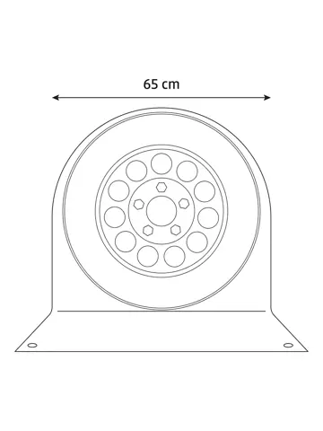 Campout Wielhoes XL - 15-16", 78 cm