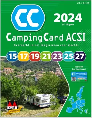 ACSI CampingCard & Camperplaatsen 2024 