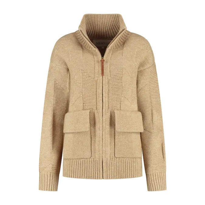 MGO Tamar Dames - Outdoorvest - Grof gebreid