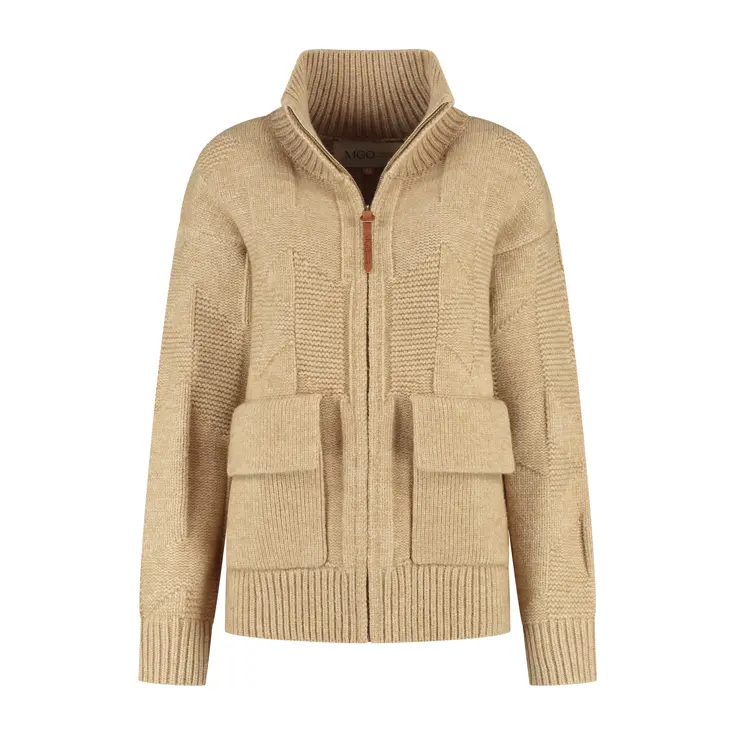 MGO Tamar Dames - Outdoorvest - Grof gebreid