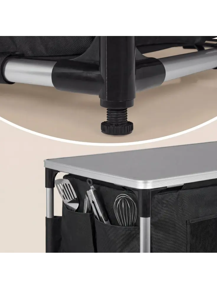 Campingkast - Aluminium - Met draagtas