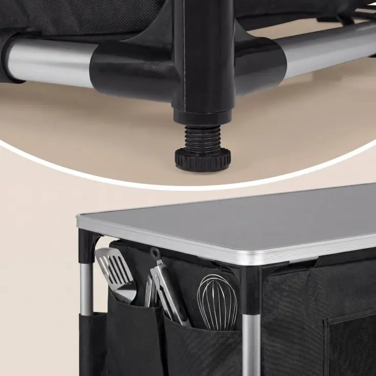 Campingkast - Aluminium - Met draagtas