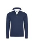 Heren Mock Zip Pullover