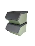 Sigma home - Prullenbak + deksel 45L - 2-dlg