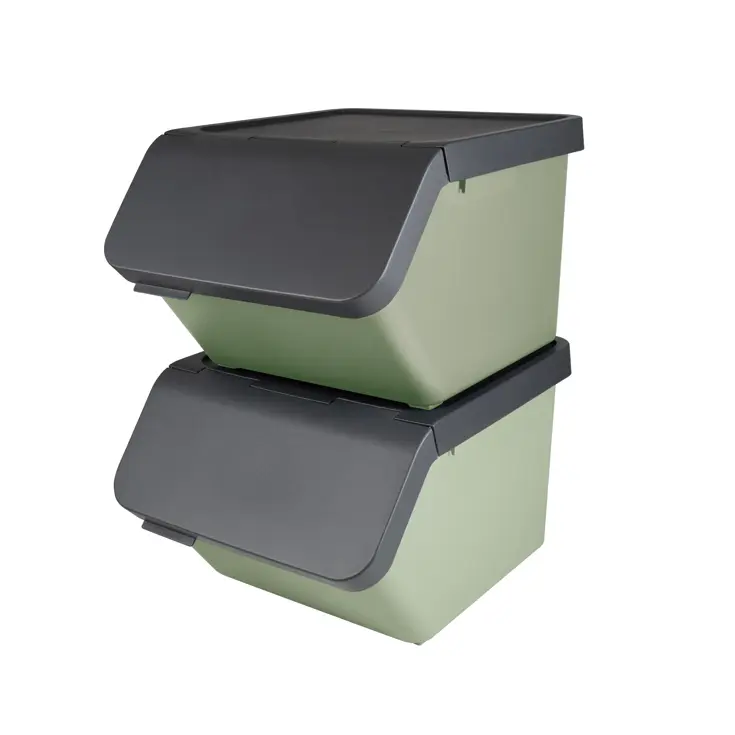 Sigma home - Prullenbak + deksel 45L - 2-dlg