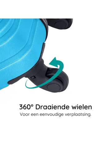 Kofferset 4 delige ABS 29 39 74 en 95L TSA-slot