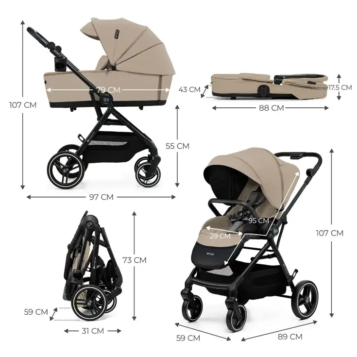 Yoxi - 2-in-1 Kinderwagen