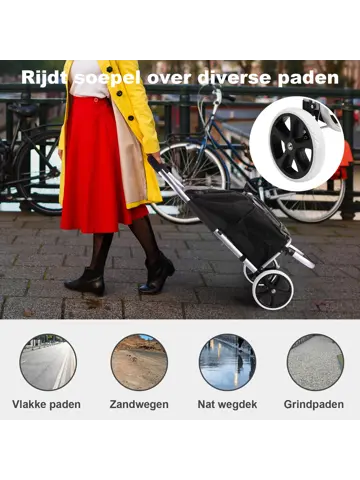 45L boodschappentrolley met koelvak