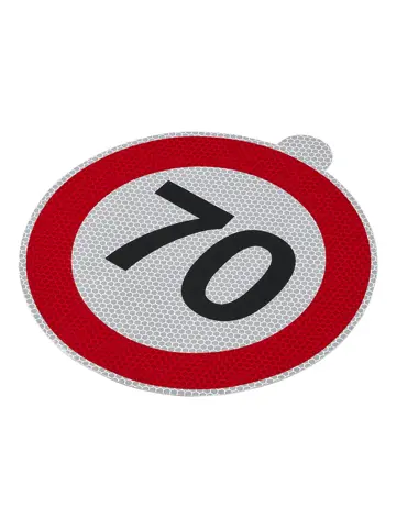 Snelheidssticker 70 - ANWB