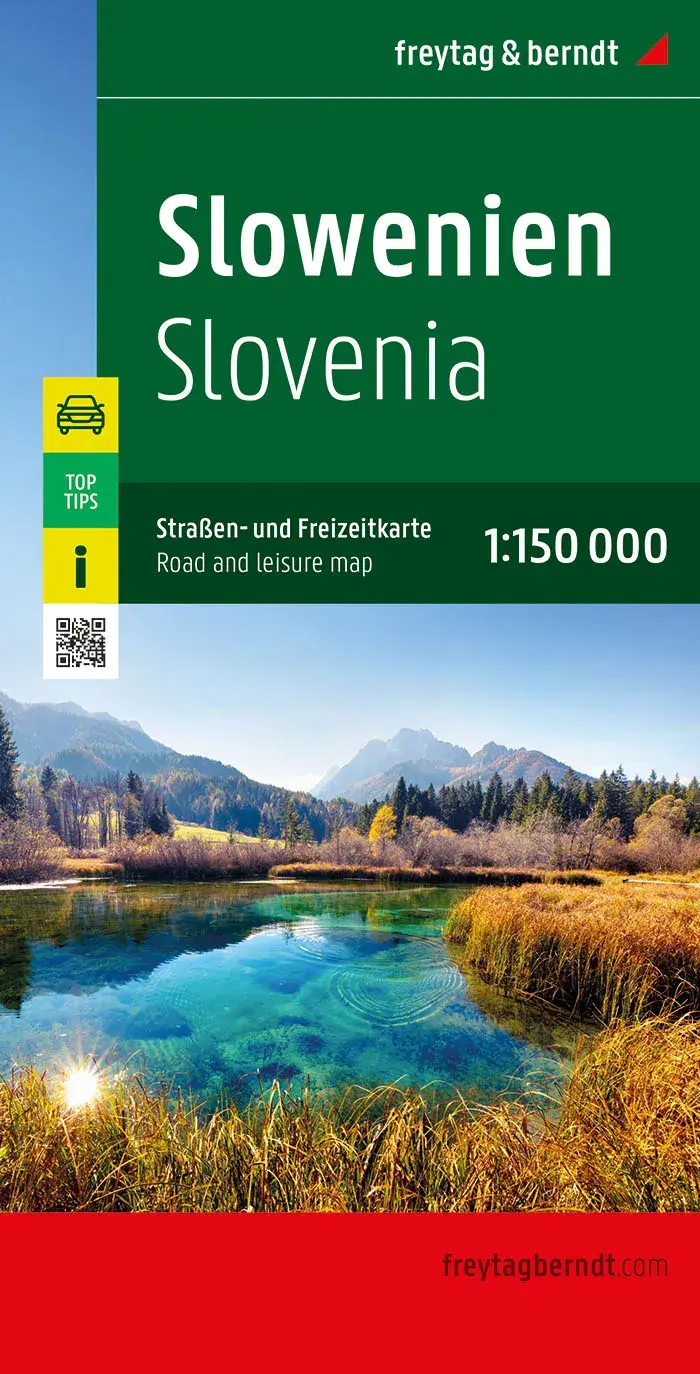 Wegenkaart Slovenië 2-zijdig