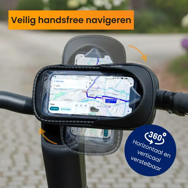 Robuuste Telefoonhouder Fiets & Motor Waterdicht