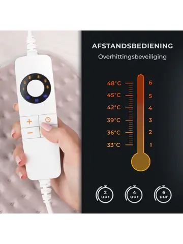 STAUS&BACH 2 Persoons elektrische onderdeken